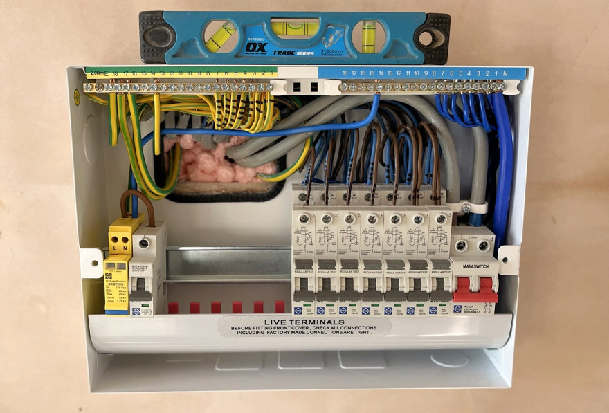 New Consumer Unit - Very Tidy